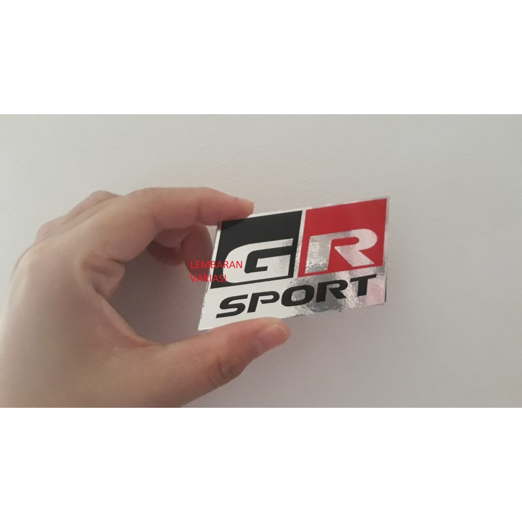 Emblem Stiker GR Sport Rush Raize Agya Fortuner 2021