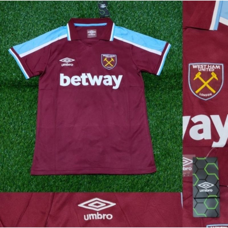 Baju Bola Westham Home 2021/2022 Grade Ori Official