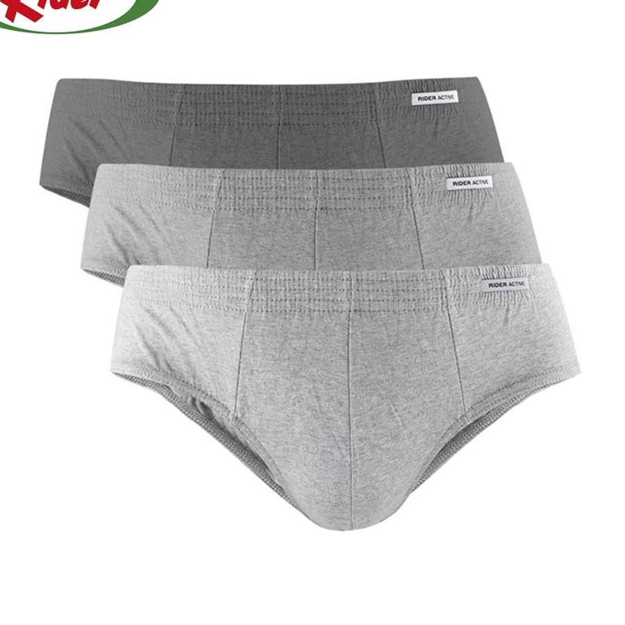 ♂ Celana Dalam Rider Active Brief Pria R360B Multi warna (3 Pcs in 1 Box) ♞