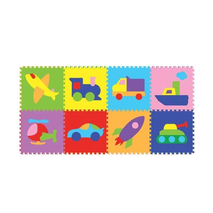 MOMBABY1 Edumat karpet matras evamat puzzle tikar Transport [8Lbr]/ matras anak