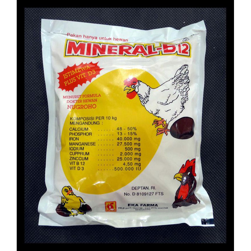 Mineral Ayam / Ekafarma Mineral-B12 1Kg Terlengkap