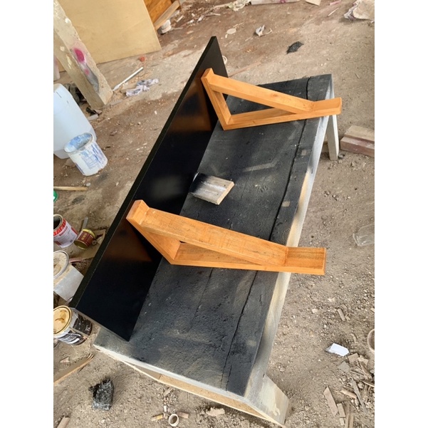 RAK DINDING PENYANGGA KAYU/RAK AMBALAN PENYANGGA KAYU
