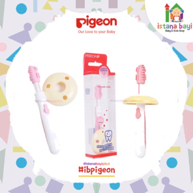 Pigeon Training Toothbrush L-1 /Pigeon Sikat gigi L-1