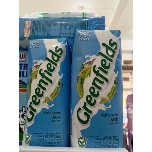 

Greenfield Uht Full Cream 250gr