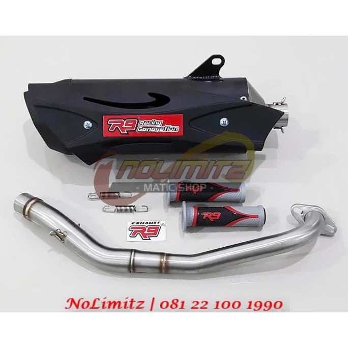Knalpot Full System R9 Misano Yamaha NMAX