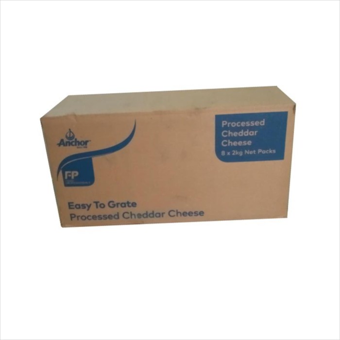 

Keju- Anchor Cheddar Cheese / Keju Cheddar Anchor 2 Kg Halal -Keju.