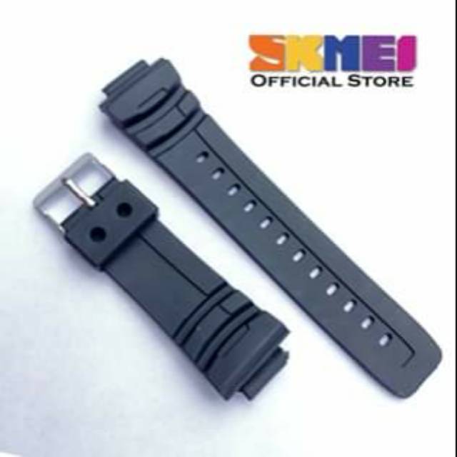 Strap tali jam tangan Skmei 1304 SKMEI 1304 Hitam tali skmei
