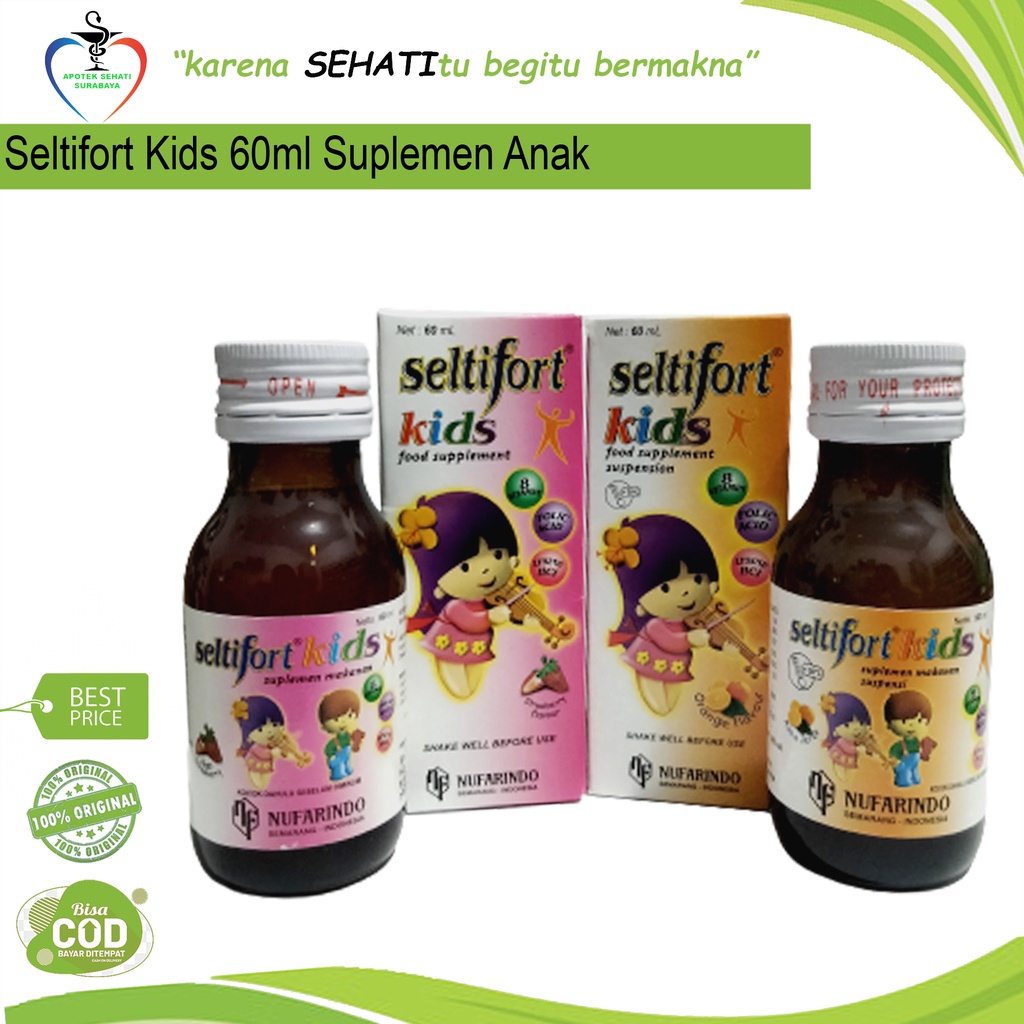 SELTIFORT KIDS SYR  60ML Multivitamin Pertumbuhan Anak