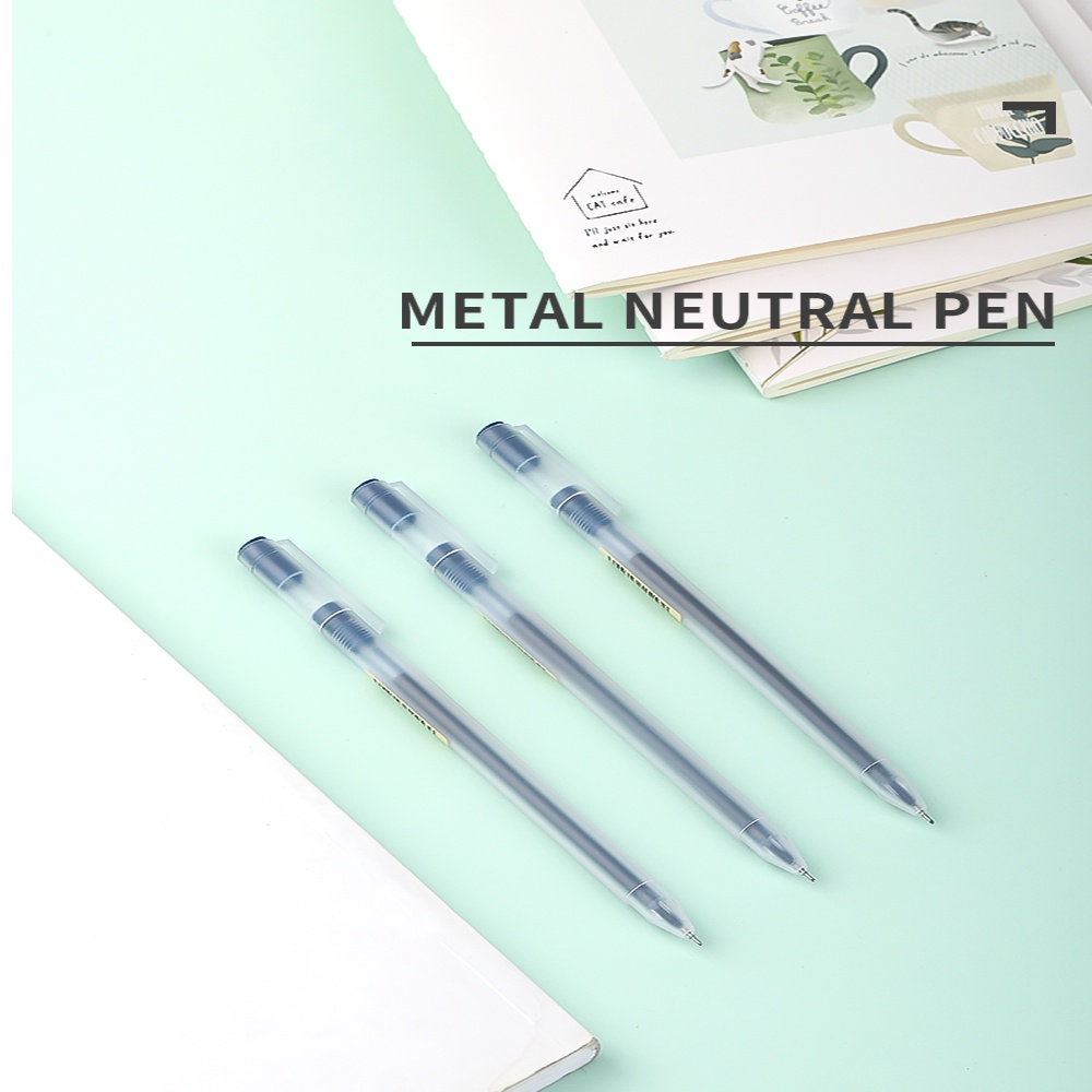 Deli Color Gel Pen Pulpen Gel 8 Warna Cerah Needle Tip 0.5mm Panjang Penulisan Hingga 400m A119/PCS Image 3