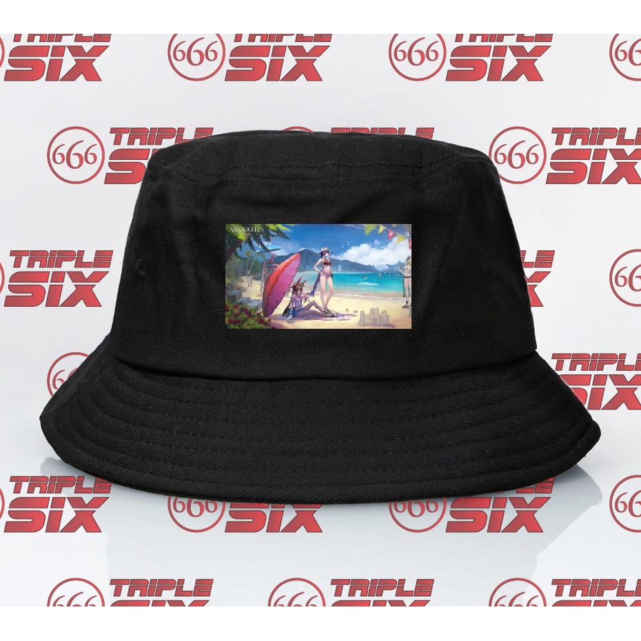 Topi Bucket Arknights Summer Amiya Chen Ifrit