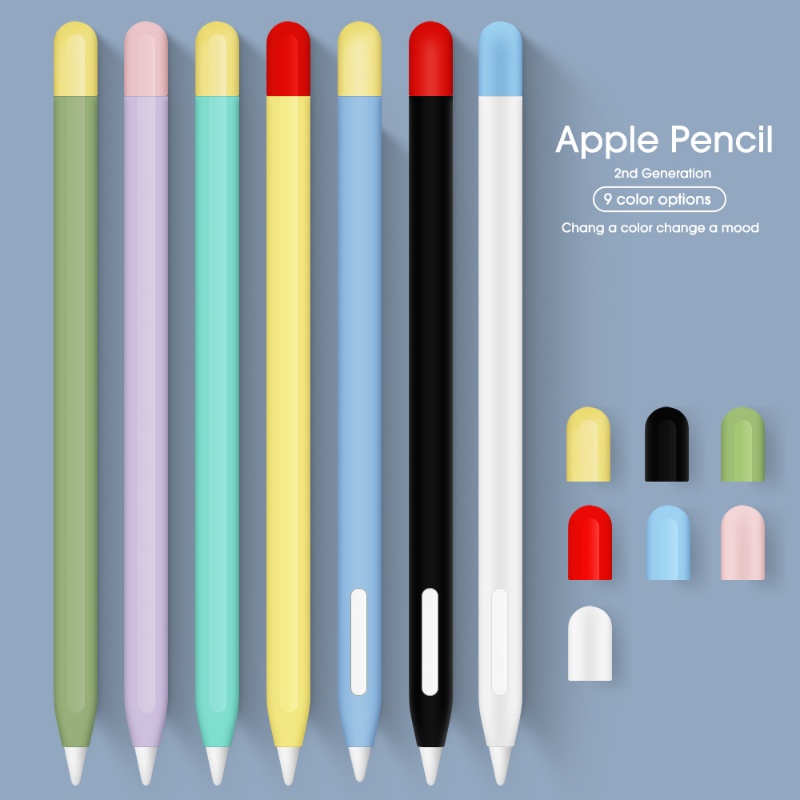 Soft Silicone Case Untuk AP Pensil 2pen Case/Ipad Stylus Non-slip Pelindung Shell Case Cover (Tanpa Pulpen)