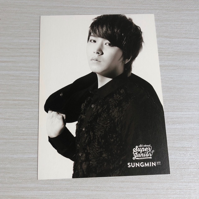 Jual All About Super Junior Sungmin Official Postcard | Shopee Indonesia