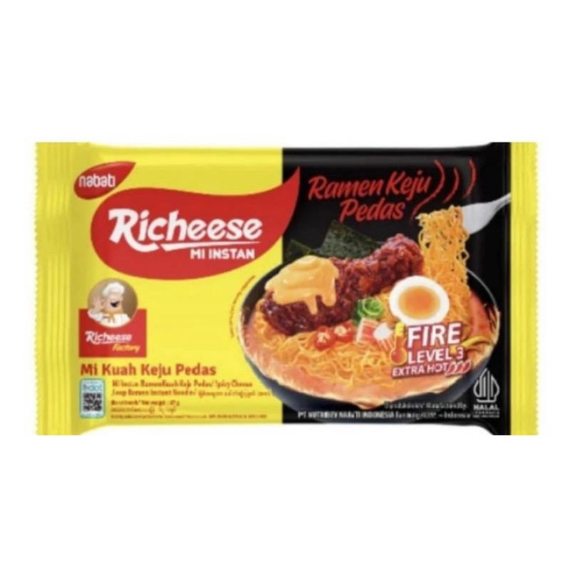

Mie instan Richese kuah ramen level 3