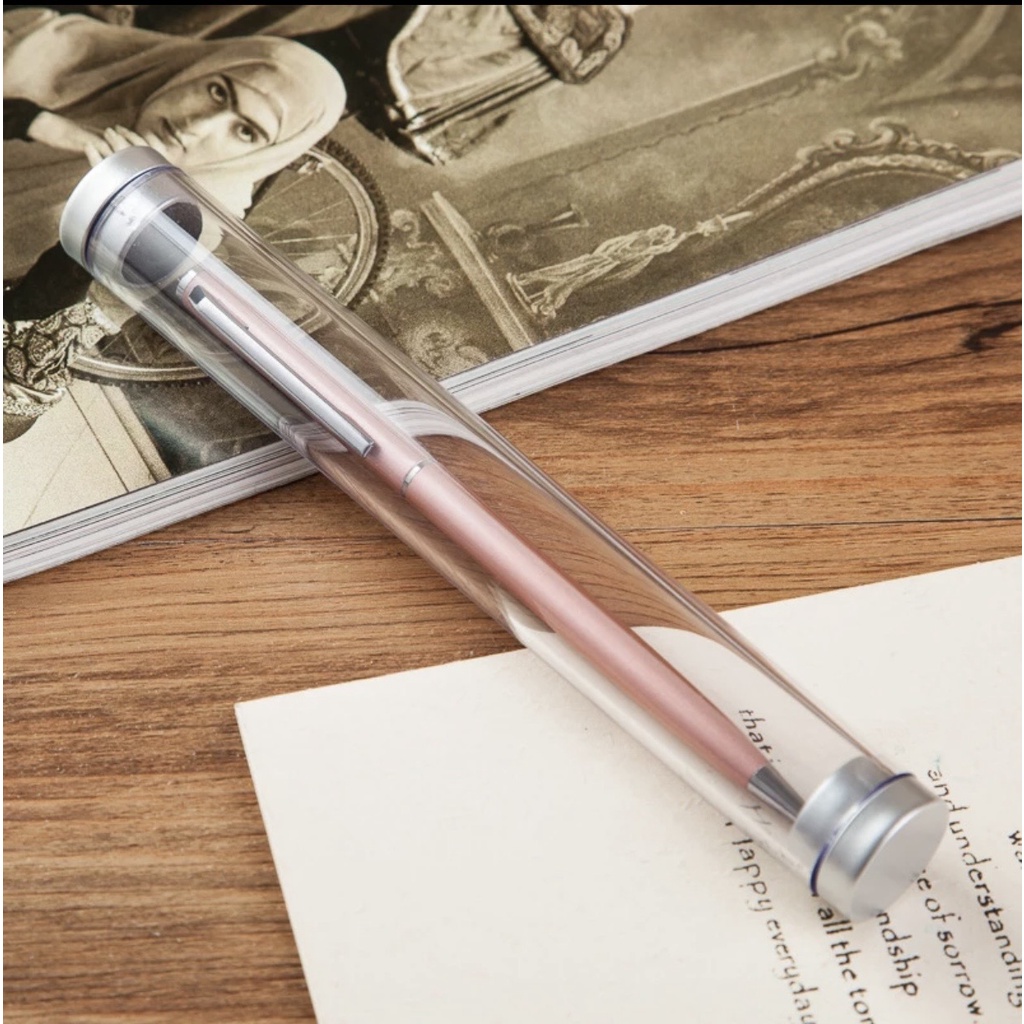 

Transparan Crystal Pen Case/Tempat Pen/Pen Case
