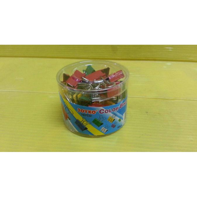 

Super Murah Joyko Binder Clip Warna No. 107 (1 Drum Isi 40 Pcs)