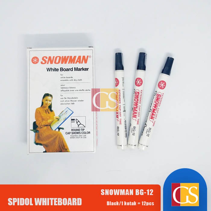 

Spidol Snowman Whiteboard BG12 Original (1pcs)