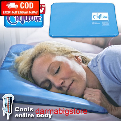 Chillow Pillow Bantal Air Dingin Penurun Panas Badan Bantal Gel Dingin