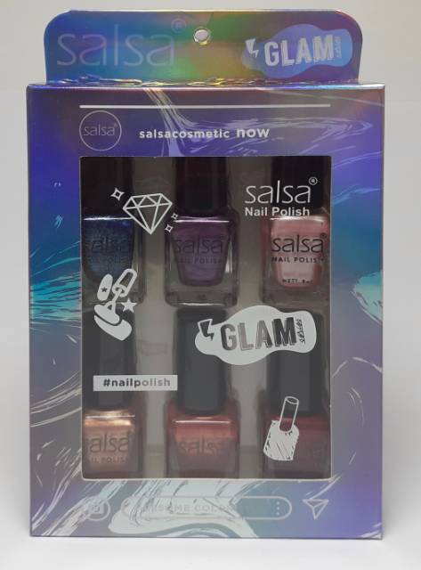 KUTEK SALSA NAIL POLISH GLAM SERIES ( perbox)