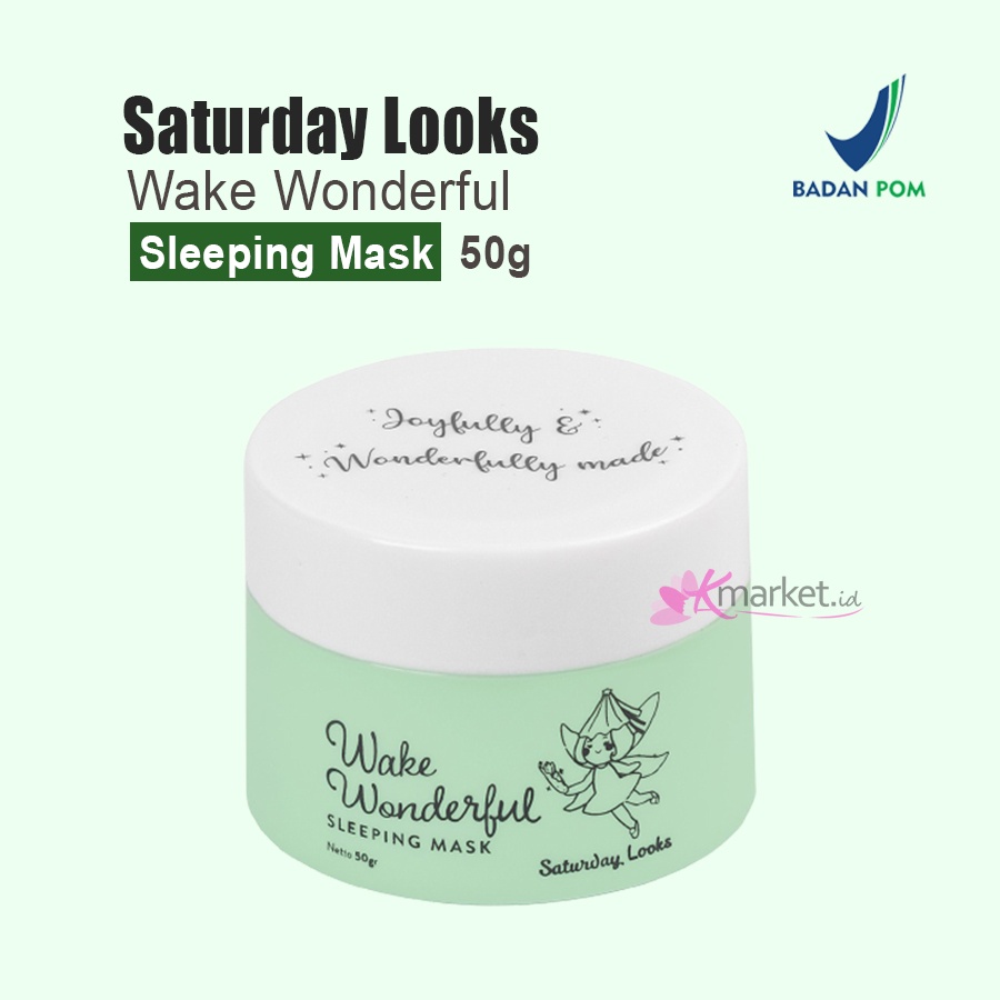 [BPOM] Saturday Looks Wake Wonderful Sleeping Mask 50g