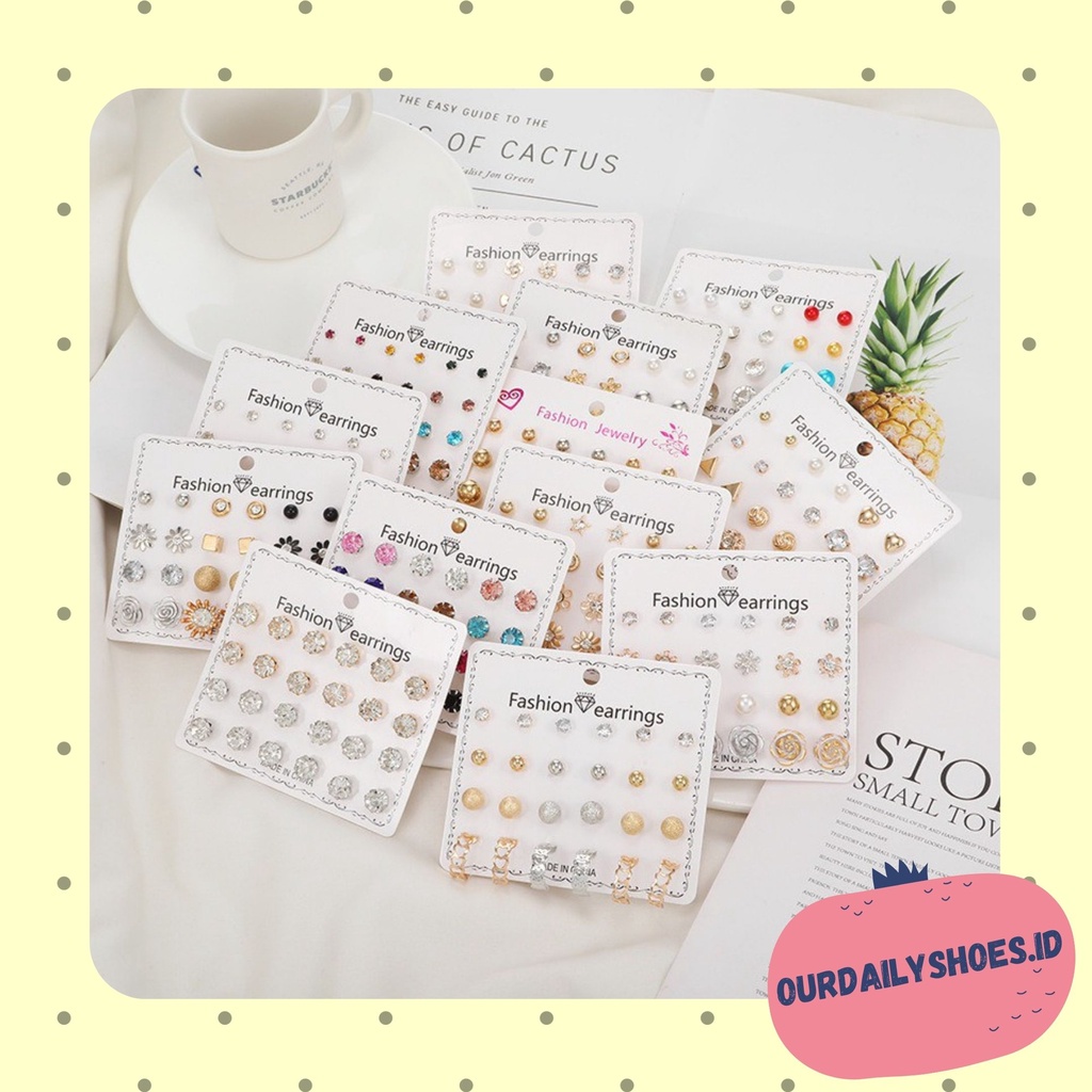 ★ODS★  Anting FA51 Earrings SET  Import Model Wanita