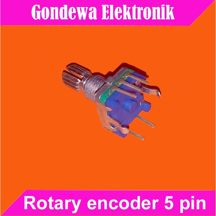 Rotary encoder 5 pin potensio digital 15mm EC11