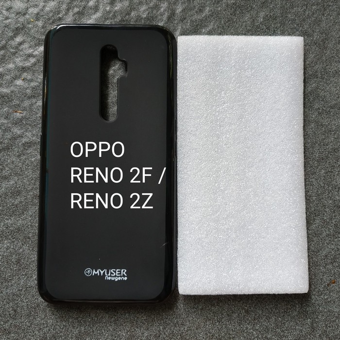 OPPO RENO 2F / RENO 2Z karet softcase silikon karet hitam mantap murah