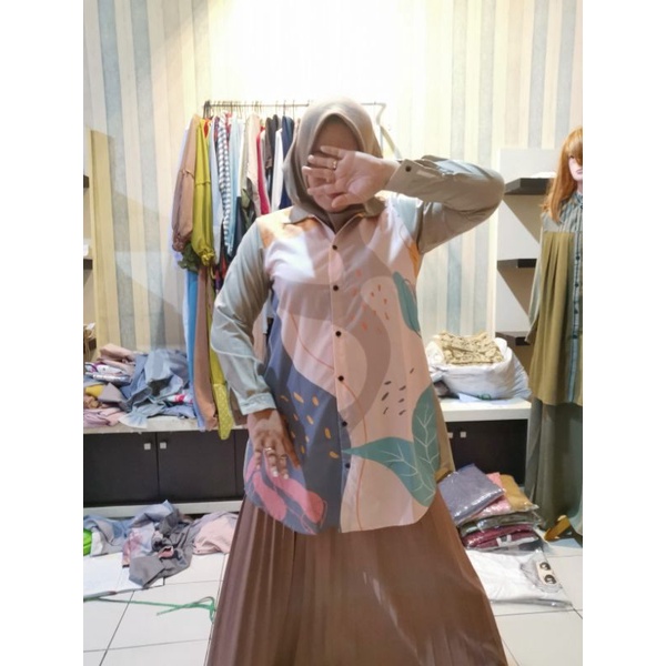 Tunik printing premiun Malakai basic / Hi fashion Termurahhh