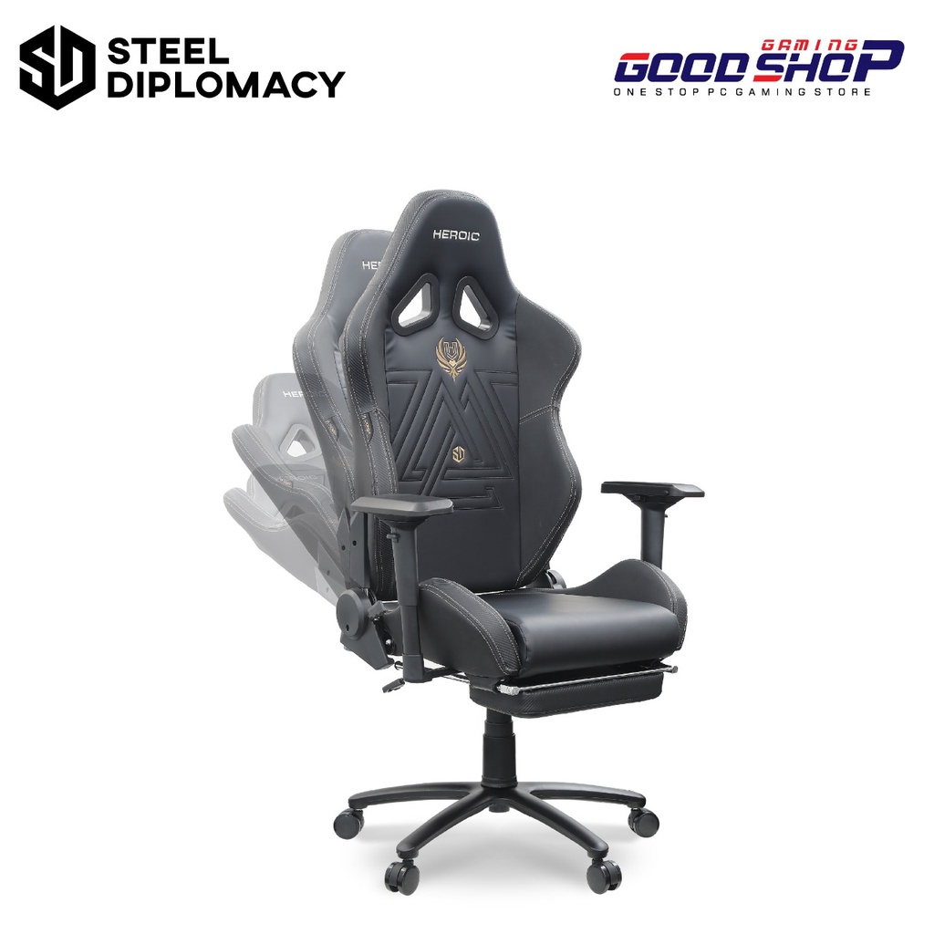 STEELDIPLOMACY Gaming Chair - Heroic V1 (Upgraded ArmRest)