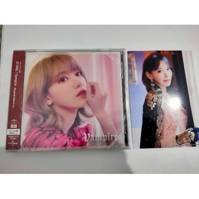 JAPAN ALBUM CD IZ*ONE MEMBER VER. MIYAWAKI SAKURA VAMPIRE WITH PP