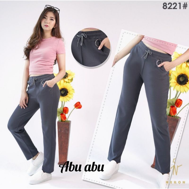 Celana Panjang Neron Polos Wanita Import / baggy pants street wanita import/ Celana Kantor Wanita