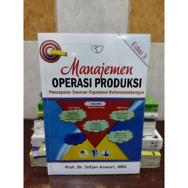 Jual Buku Manajemen Operasi Produksi By Prof Dr Sofjan Assauri Shopee Indonesia