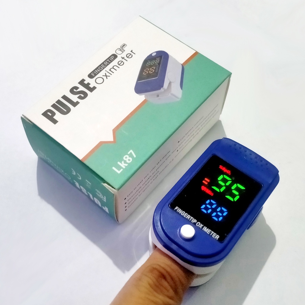 Pulse Oxymeter (Alat Ukur Kadar Oksigen / Saturasi Oksigen) fingertip Oximeter