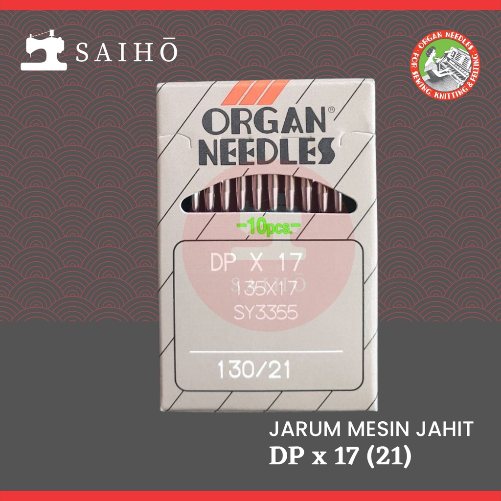 Organ Needles DPx17 - Jarum Mesin Jahit Kulit Walking Foot / Cangklong