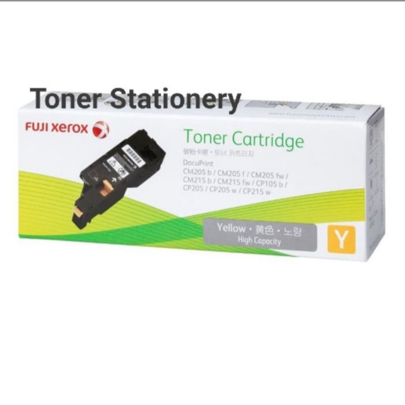 Toner Fuji Xerox Cm205b / Cm205f / Cm205fw / Cm215fw / Cp205w / Cp215w Yellow Original