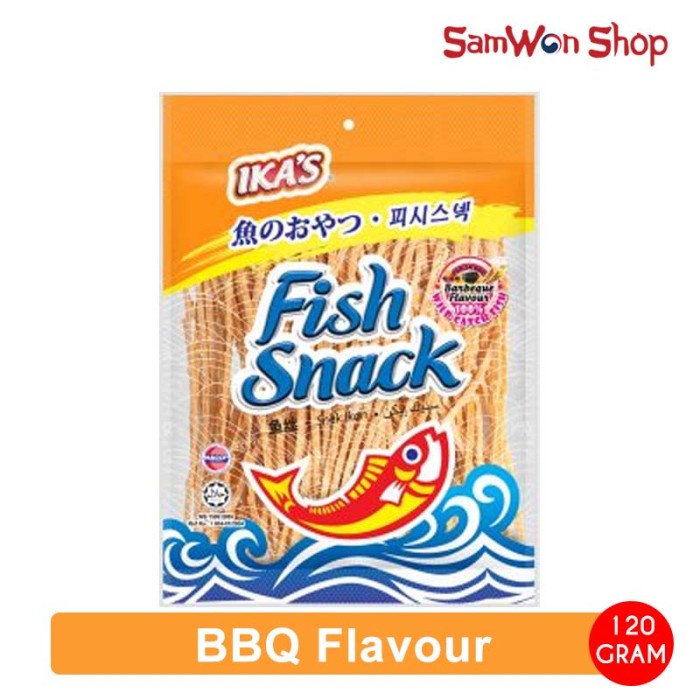 

⭐ COD ⭐ FISH SNACK MERK IKA'S 120 GR - JUHI SNACK CEMILAN IKAN BERVARIAN RASA - BBQ