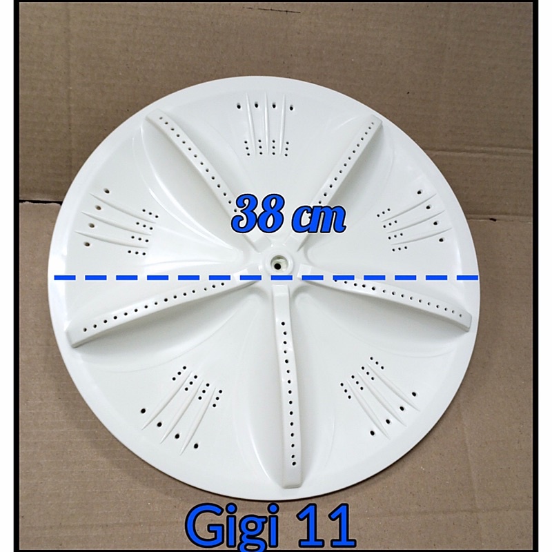 Pulsator mesin cuci Aqua DLL diamter 38 cm gigi 11