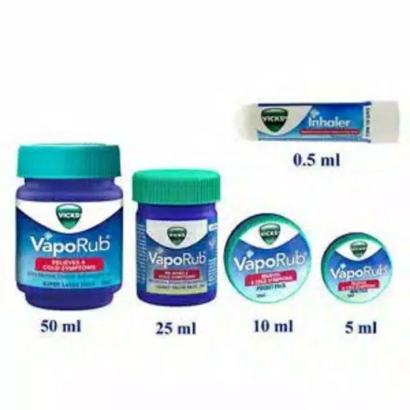 Vick Inhaler//Vick Vaporub//Vick Balsem