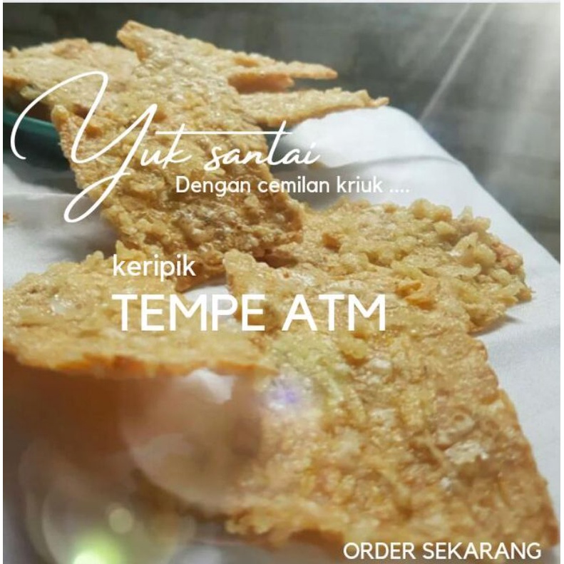 

KERIPIK TEMPE ATM ORIGINAL 250 Gr