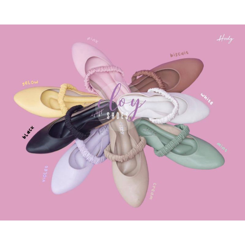 Cloy Shoes by Hody Feet Garansi Original Lokal Brand Berkualitas Sepatu Slop Wanita Kulit sintesis
