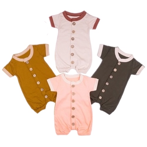 ZASKIYA - Jumper Lullaby Bayi 0-2 Tahun  Playsuit Button Romper Baju Anak Bayi