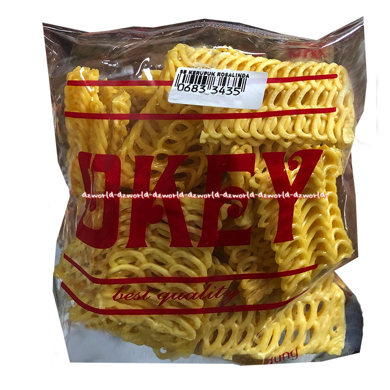 Okey Kerupuk Rosalinda Putih Warna Warni 200gr Krupuk Mie Bogor Warna Siap Goreng Oke Cracker Ok Okay Oke