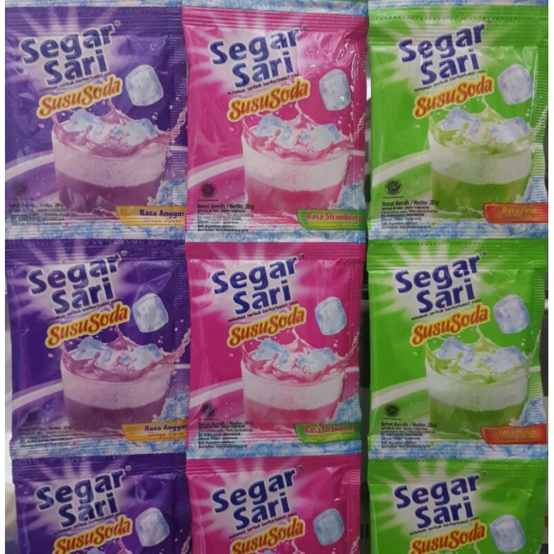 SEGAR SARI SUSU SODA RENCENG ISI 10