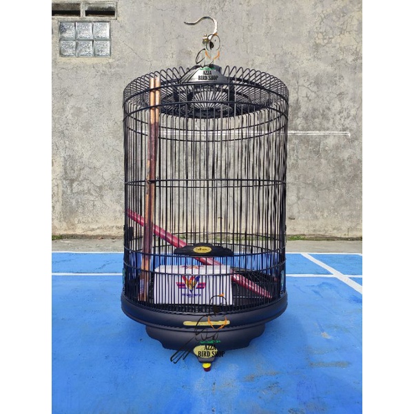 Sangkar Kandang Murai Batu BnR PVC Black Doff Terbaru Blackdoff