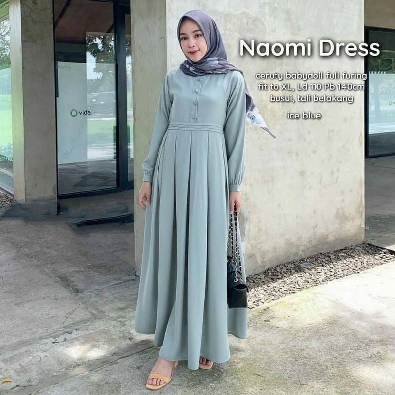 naomi dress gamis wanita terbaru