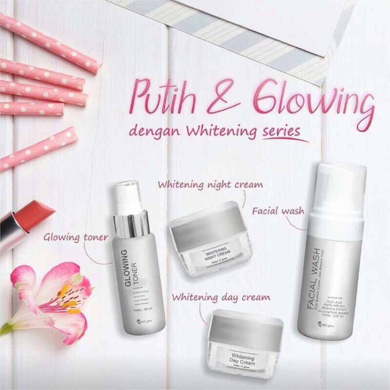 MS GLOW WHITENING SERIES / MS GLOW PAKET WHITENING / WHITENING MS GLOW / PAKET KULIT NORMAL