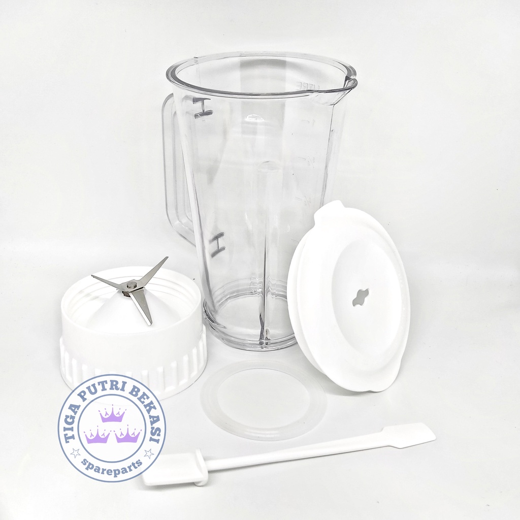 SET Gelas Jus Jumbo Blender Miyako Lama/Nasional Plastik 1liter