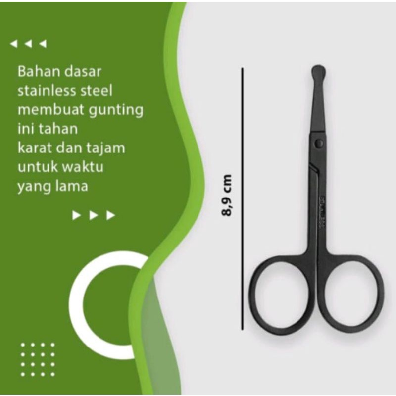 Gunting Bulu Hidung Stainless Steel