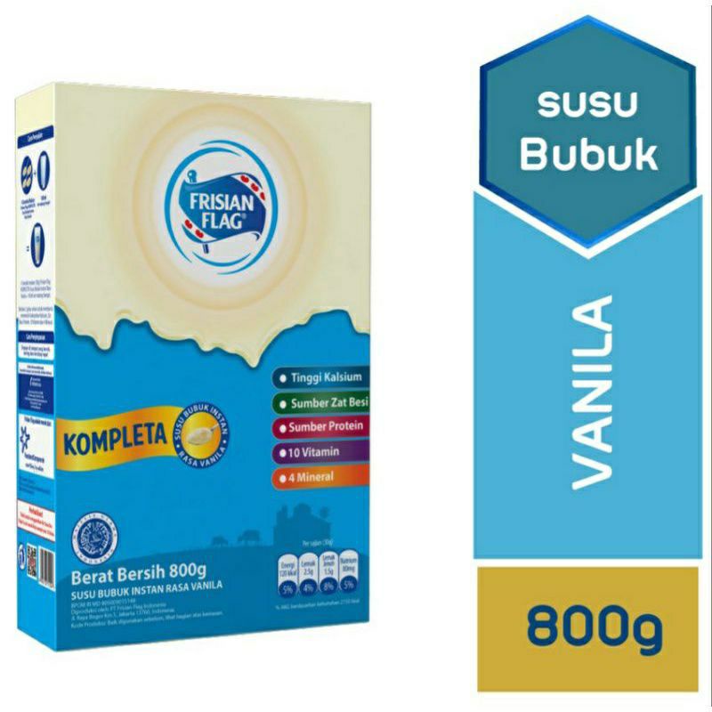 

Frisian Flag Kompleta Vanilla 800 gr