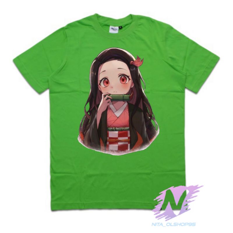 kaos anime nizuko demon slayer kimetsu baju anak anime series
