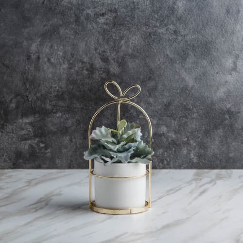 Brewsuniq Succulent Plant Décor Jagged Leaves / Tanaman Hias Palsu Dekorasi Meja Aesthetic